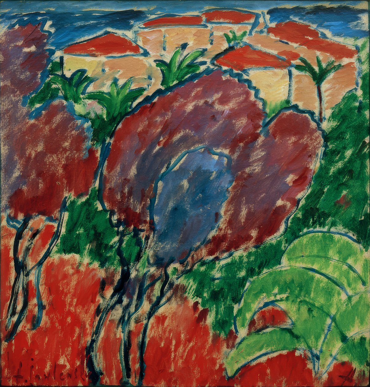 Bordighera av Alexej von Jawlensky