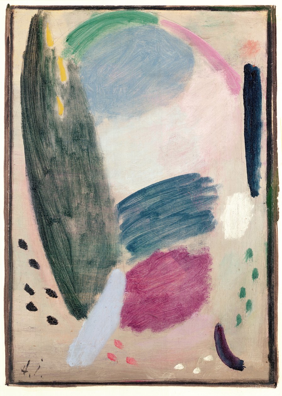 Drömmar, söndag morgon, Ascona av Alexej von Jawlensky