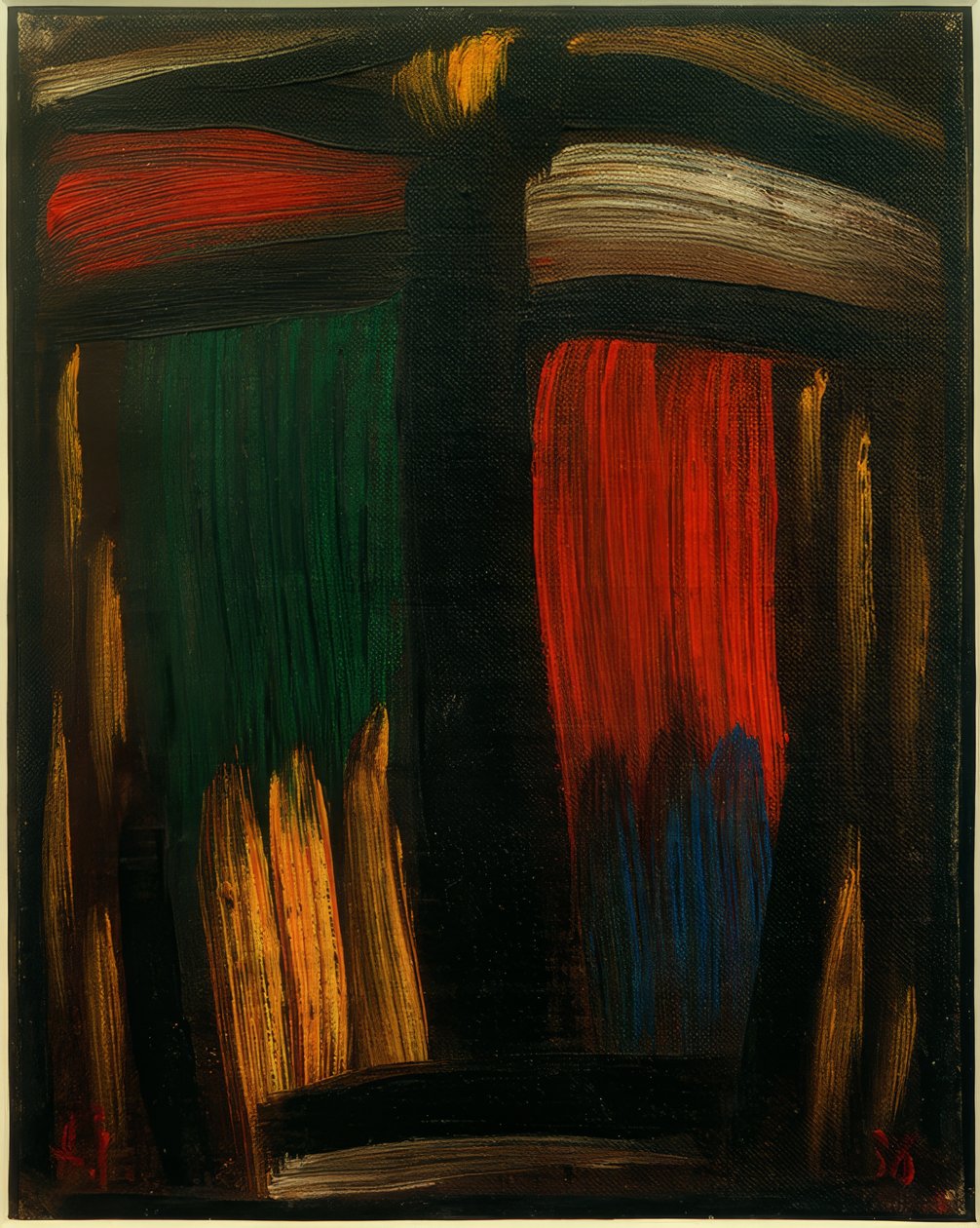 Stor meditation: glöd av Alexej von Jawlensky
