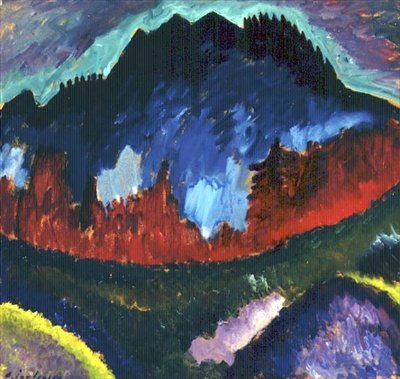 Landskap nära Oberstdorf av Alexej von Jawlensky