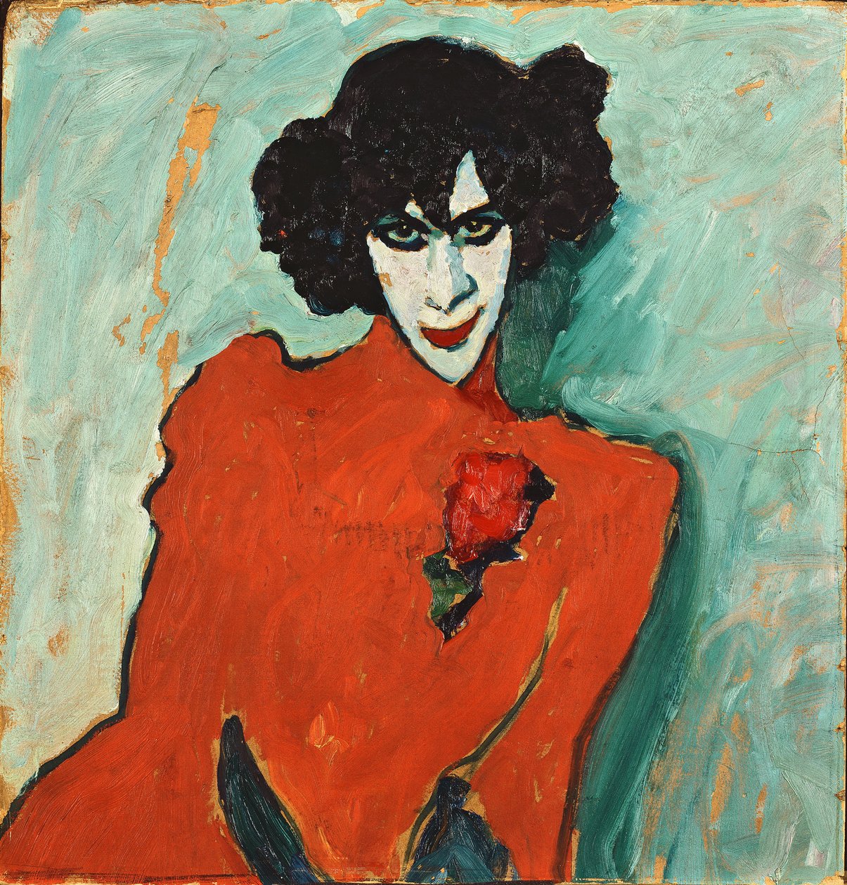 Porträtt av Alexander Sakharoff av Alexej von Jawlensky