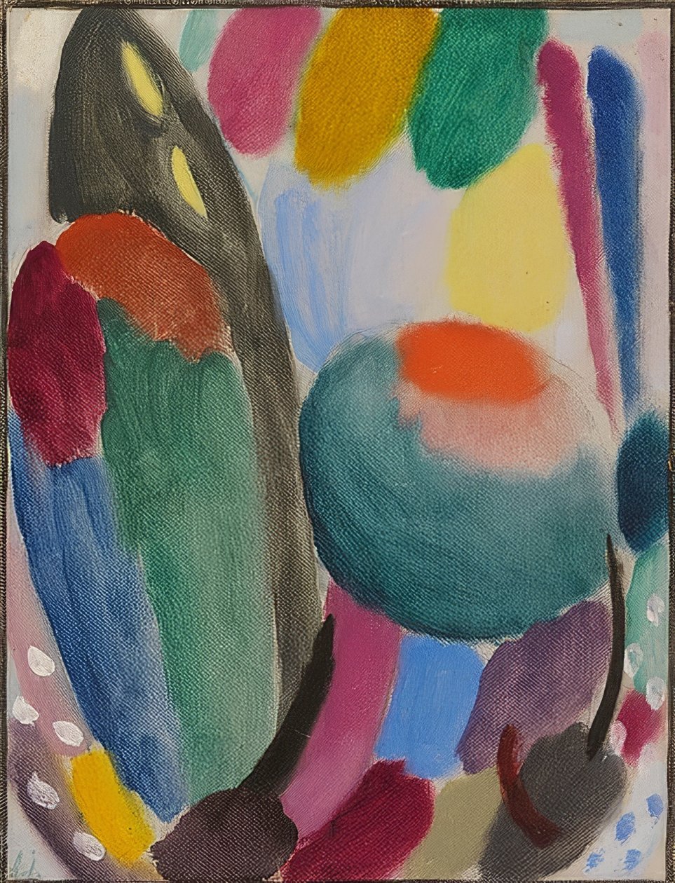 Variation: doft och friskhet (Holland). 1918 av Alexej von Jawlensky