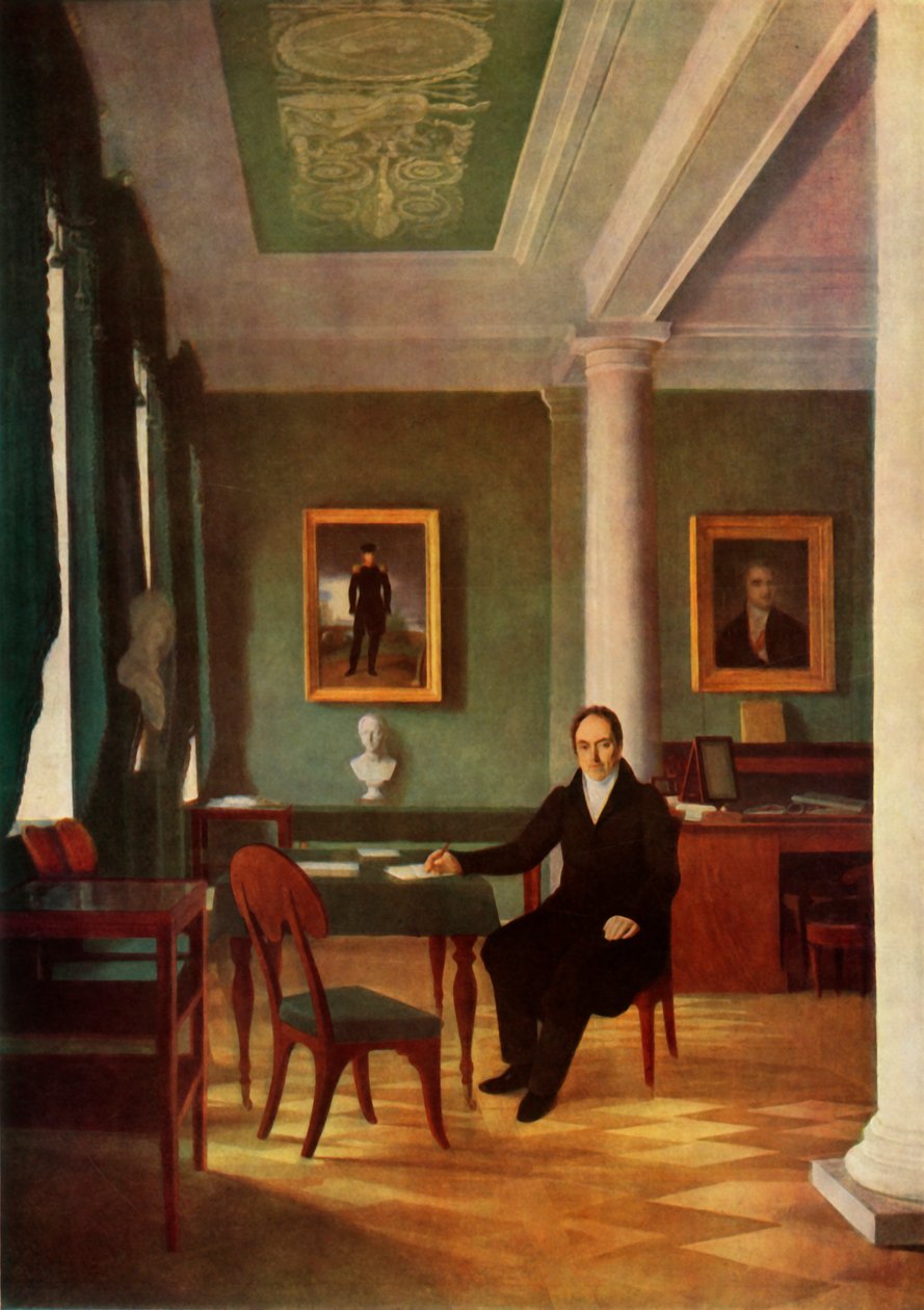 Prince Kochubeys studie, 1831-1834, 1965. av Alexey Venetsianov