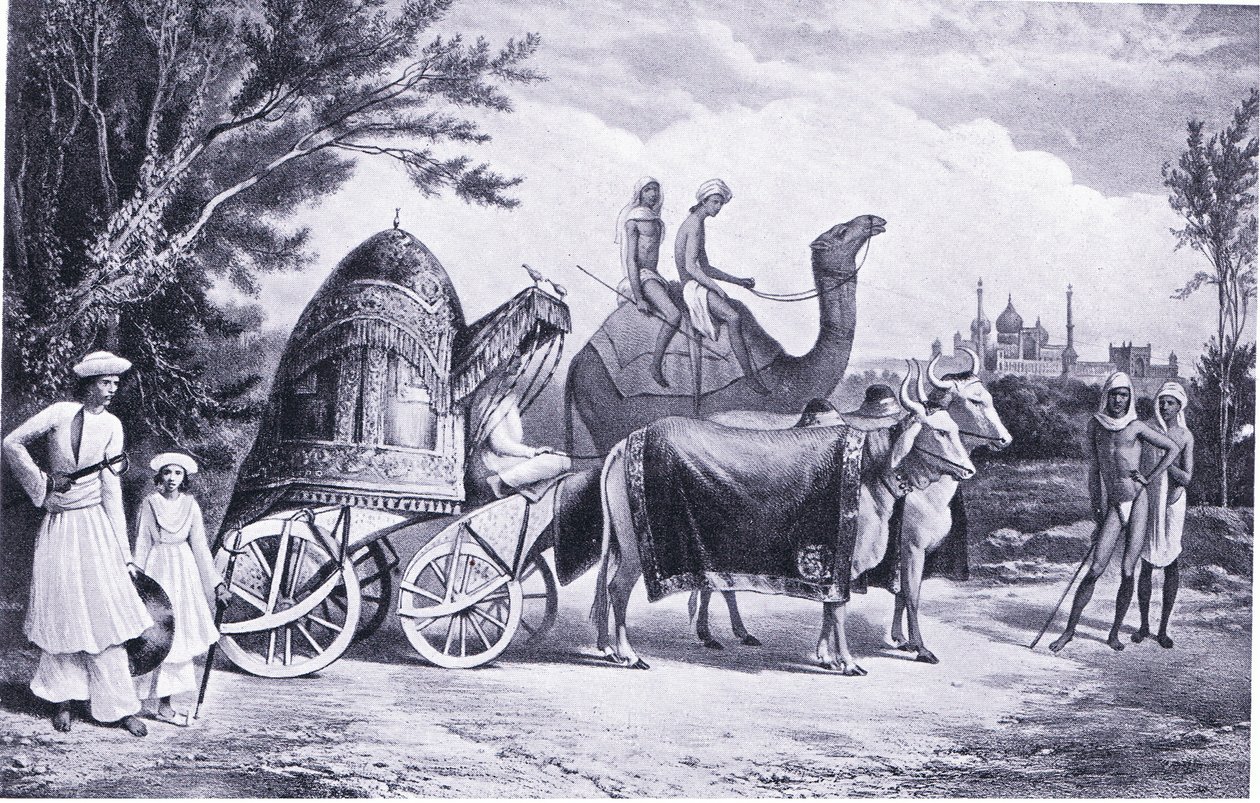 Haremsvagnen för den siste kungen av Delhi 1857 e.Kr. av Alexis, Prince Soltykoff