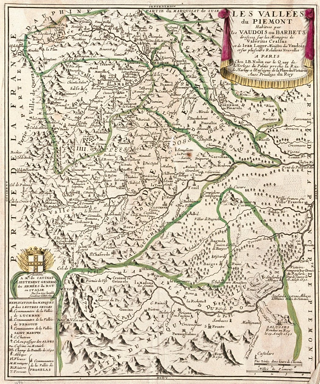 Piemontdalen, Italien - av A av Alexis Hubert Jaillot