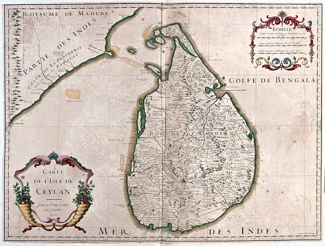 Sri Lanka - av A av Alexis Hubert Jaillot