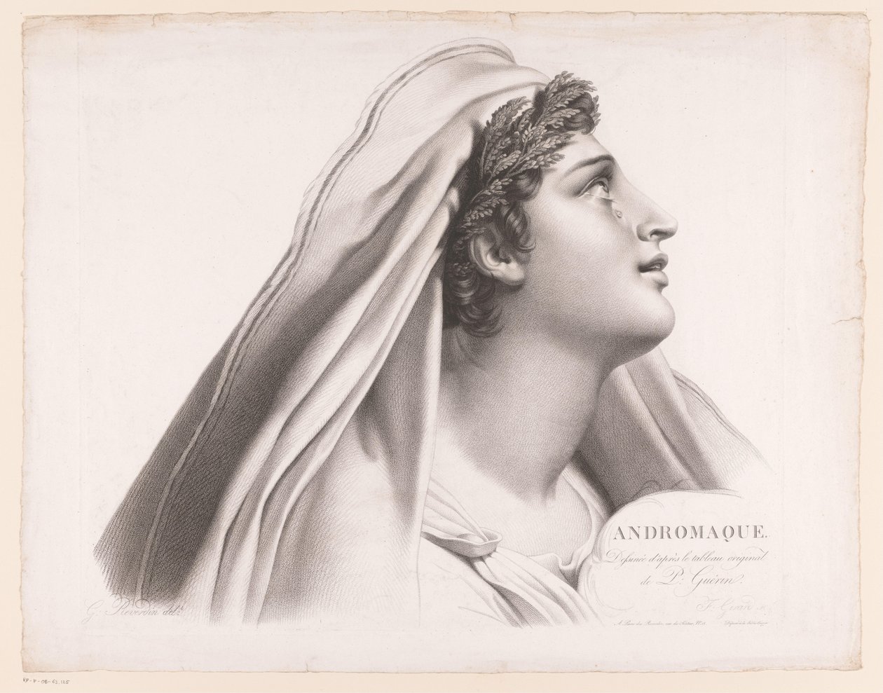 Andromache Andromaque (titel på objekt) av Alexis François Girard