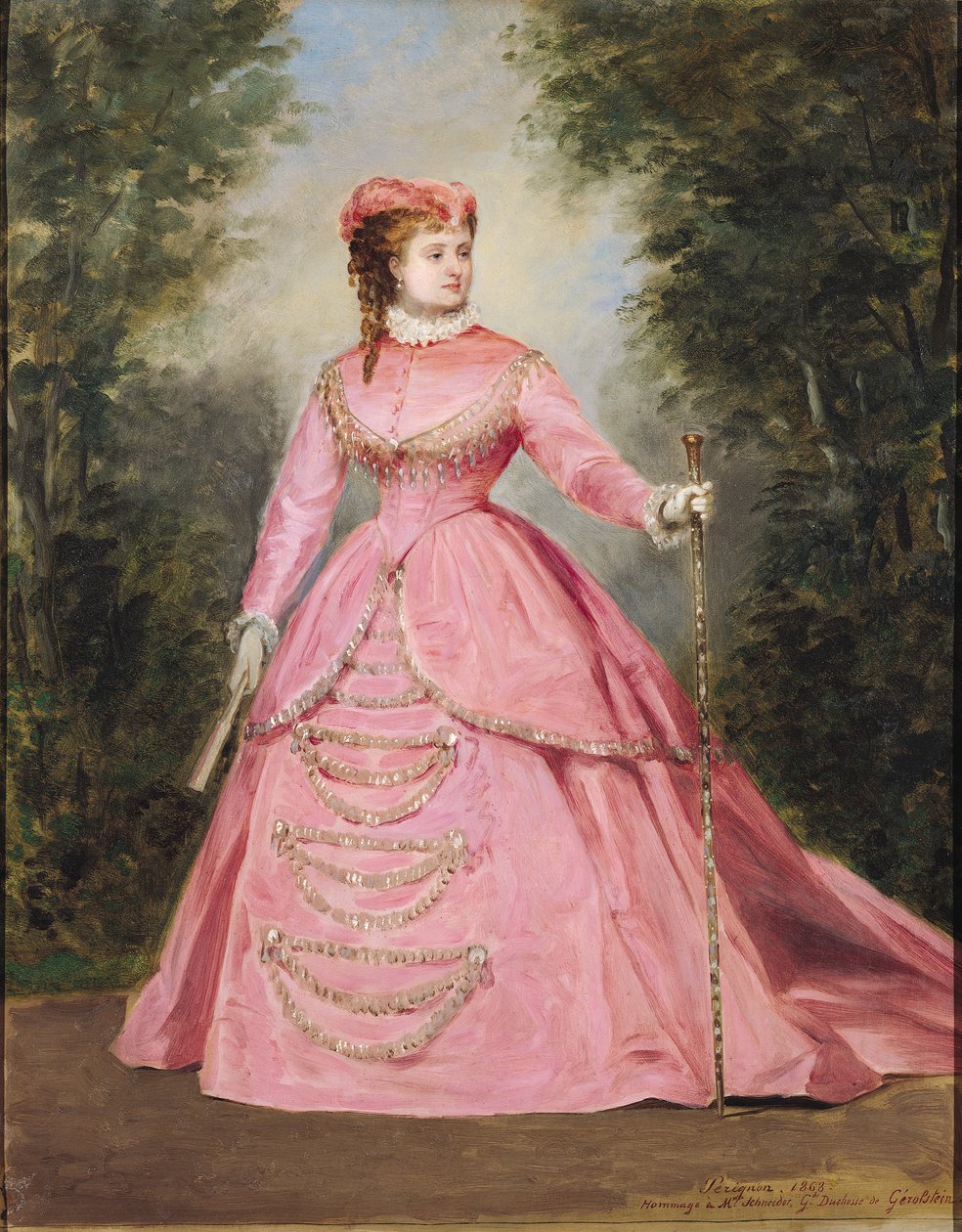 Hortense Schneider (1838-1920) 1868 av Alexis Joseph Perignon