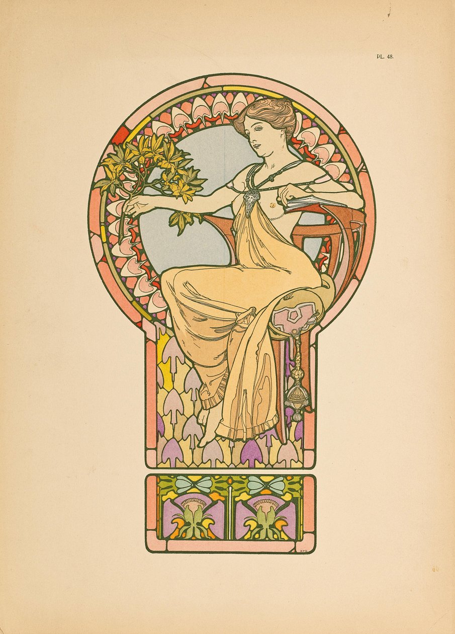 Dekorativa dokument, 1902. av Alfons Marie Mucha