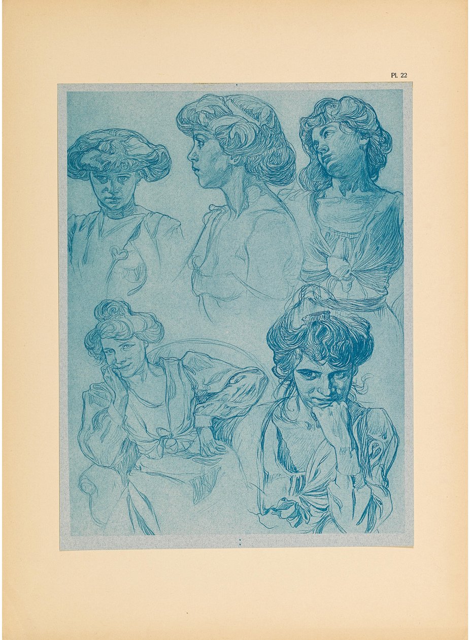 Dekorativa dokument, 1902. av Alfons Marie Mucha