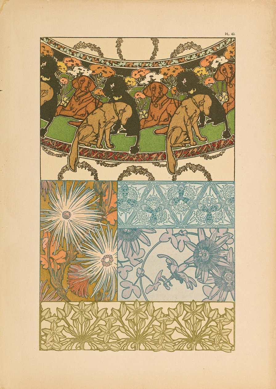 Dekorativa dokument, 1902. av Alfons Marie Mucha