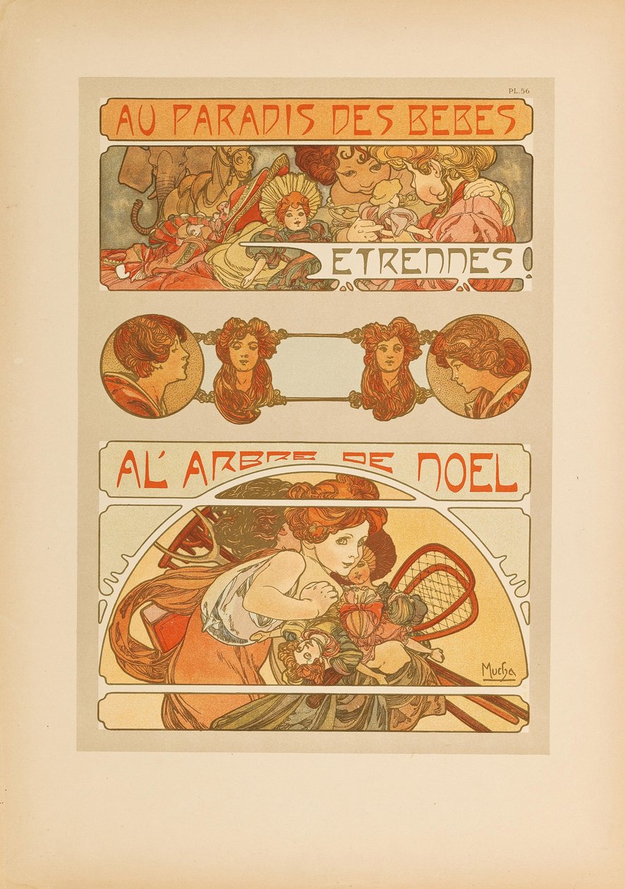 Dekorativa dokument, 1902. av Alfons Marie Mucha