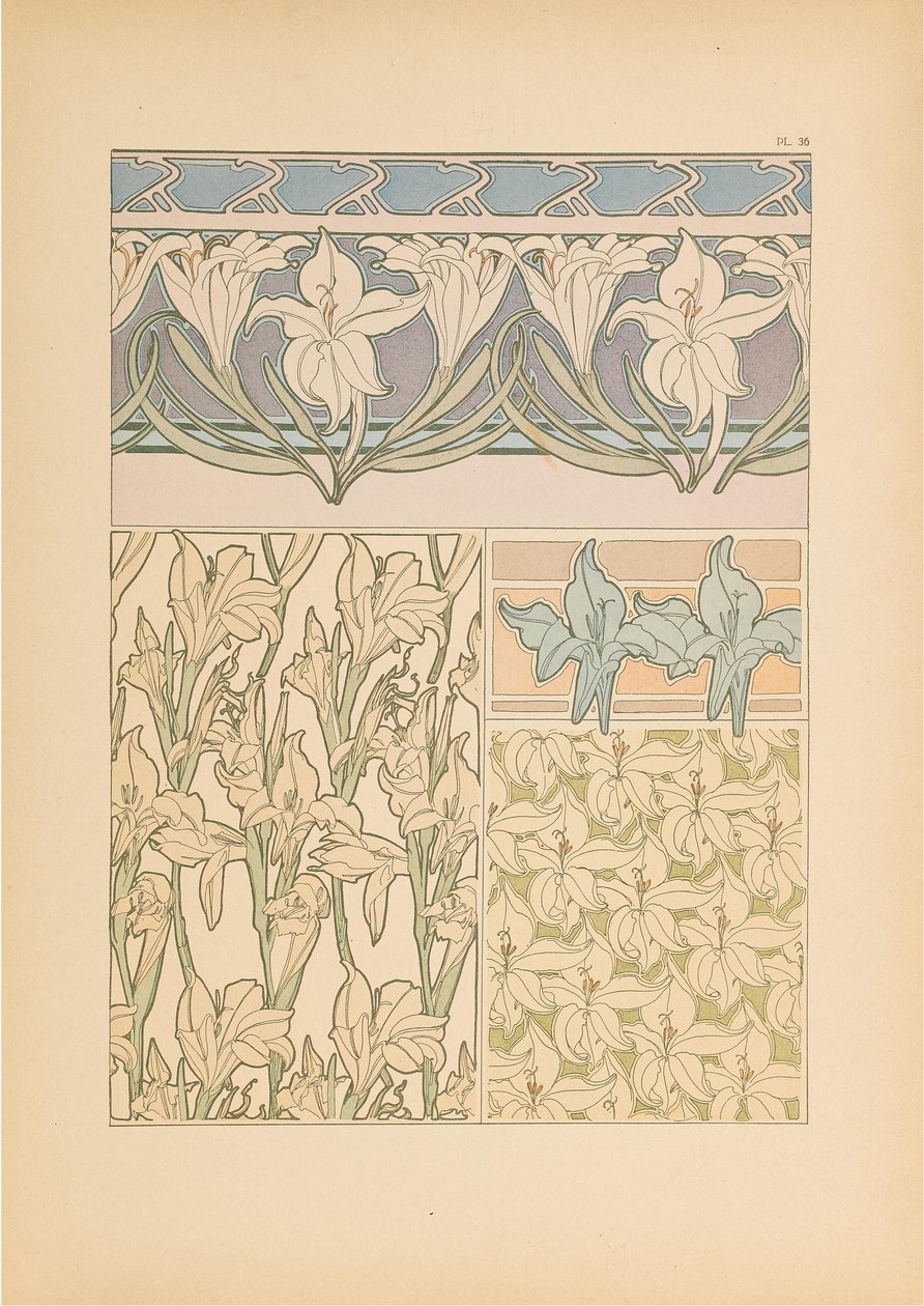 Dekorativa dokument, 1902. av Alfons Marie Mucha