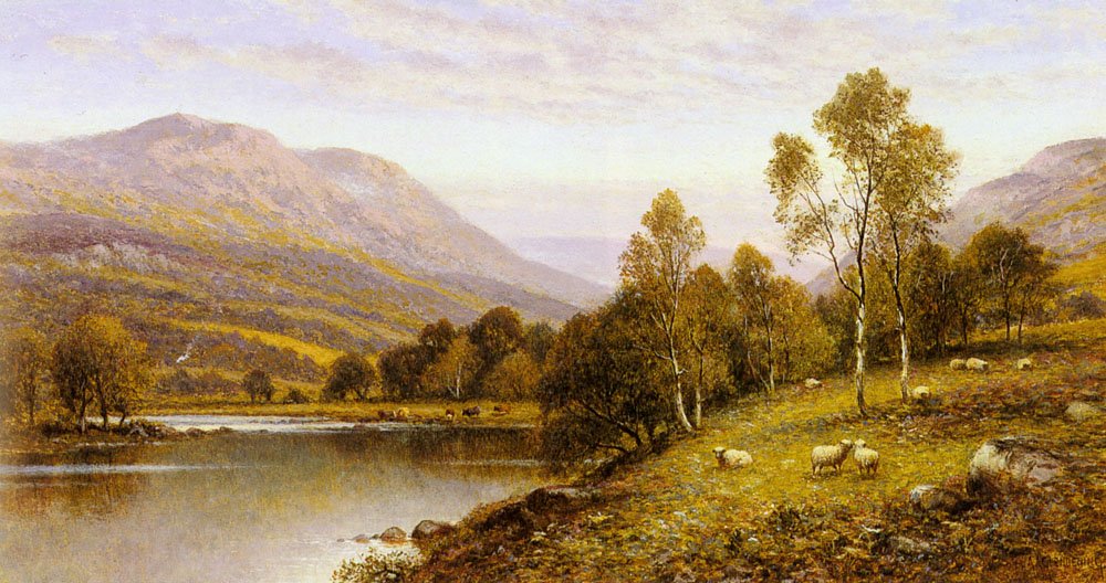 Early Evening, Cumbria av Alfred Augustus Glendening