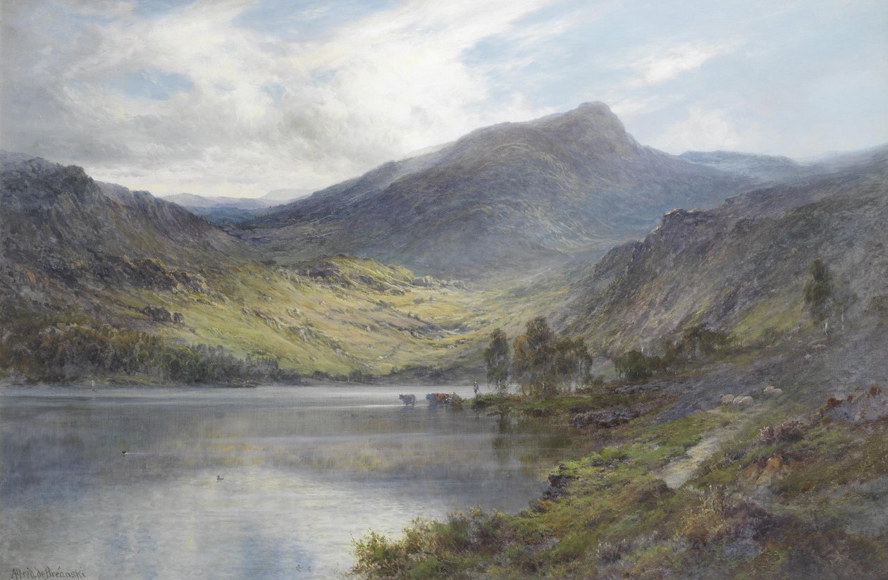 Loch Ness av Alfred de Breanski