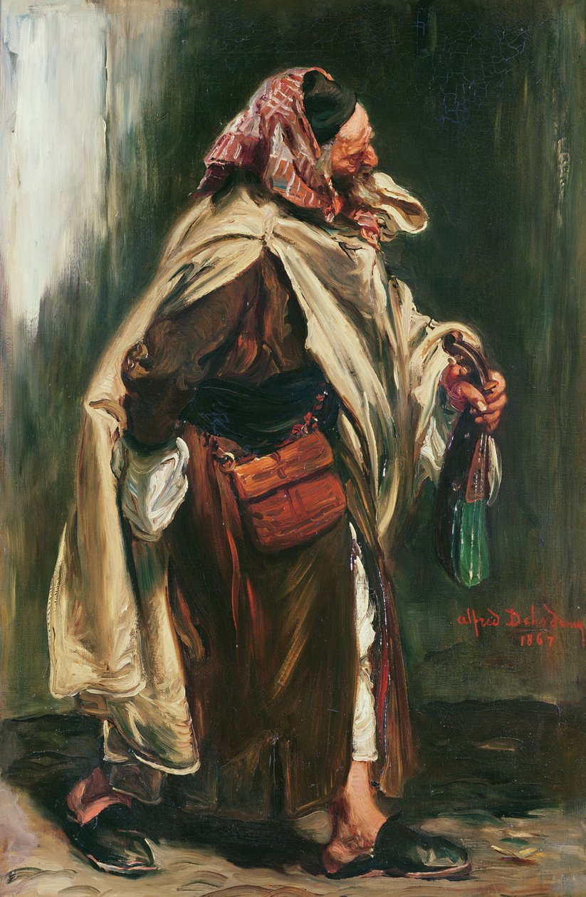 Äldre marockansk jude, 1867 av Alfred Dehodencq