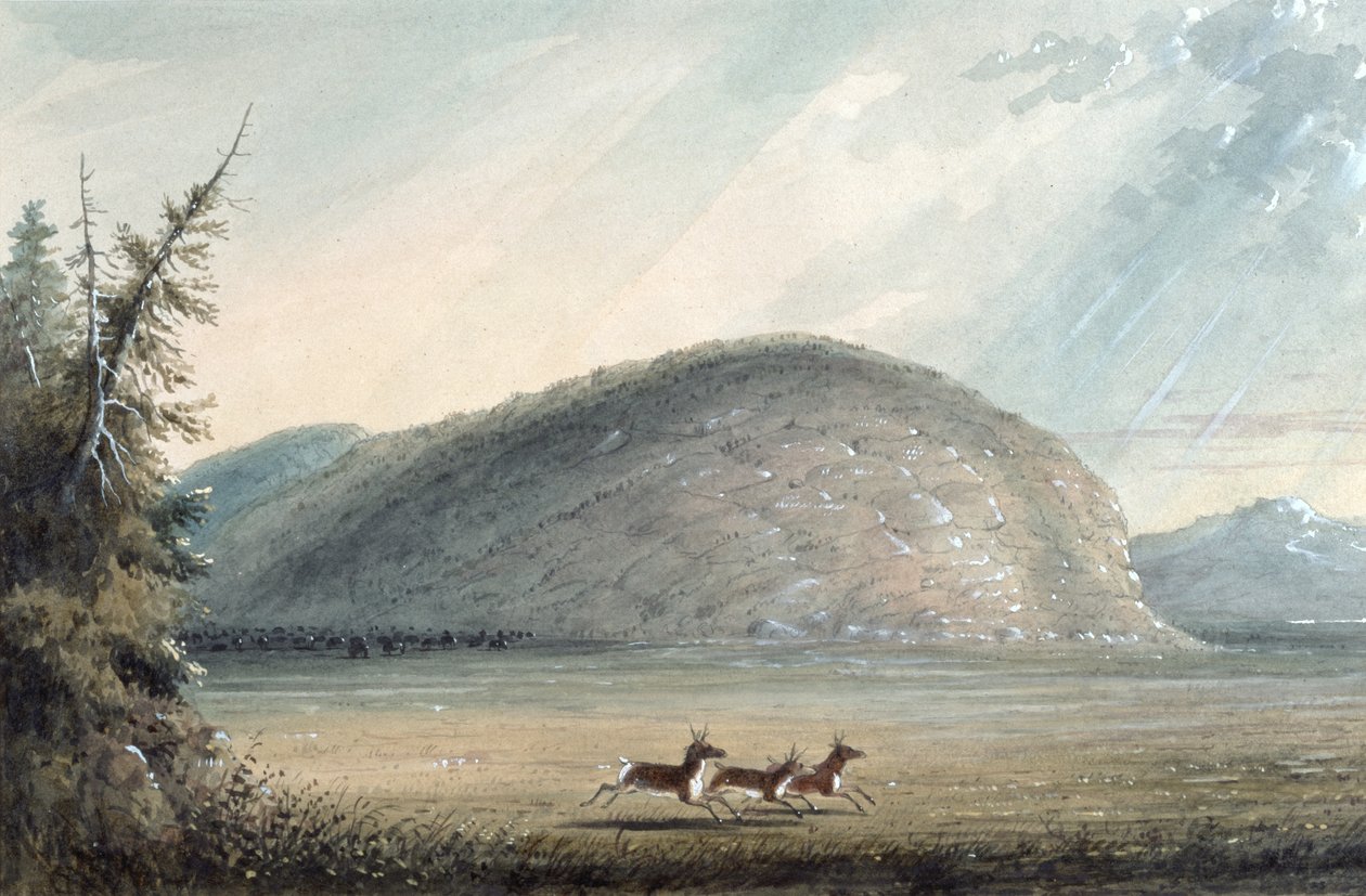 Rock of Independence, 1837 av Alfred Jacob Miller