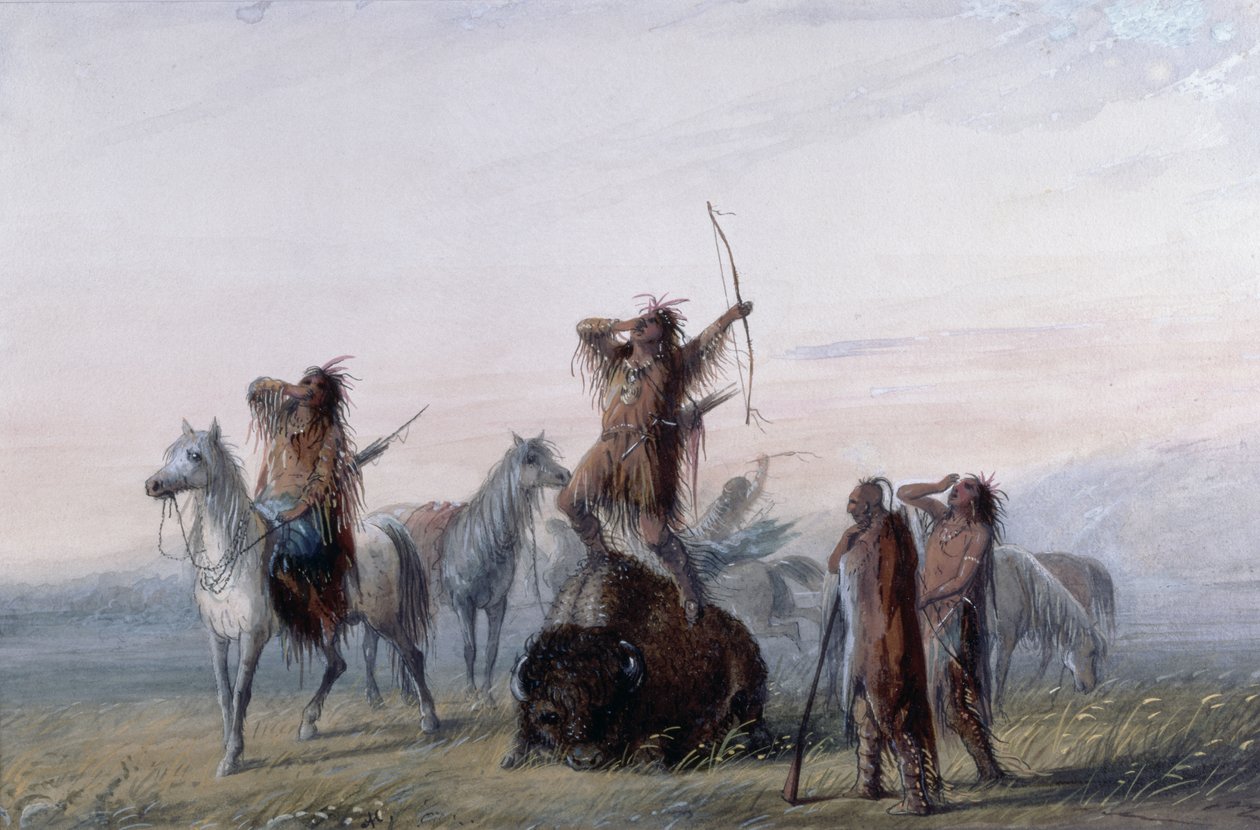 Triumfens skrik, 1837 av Alfred Jacob Miller