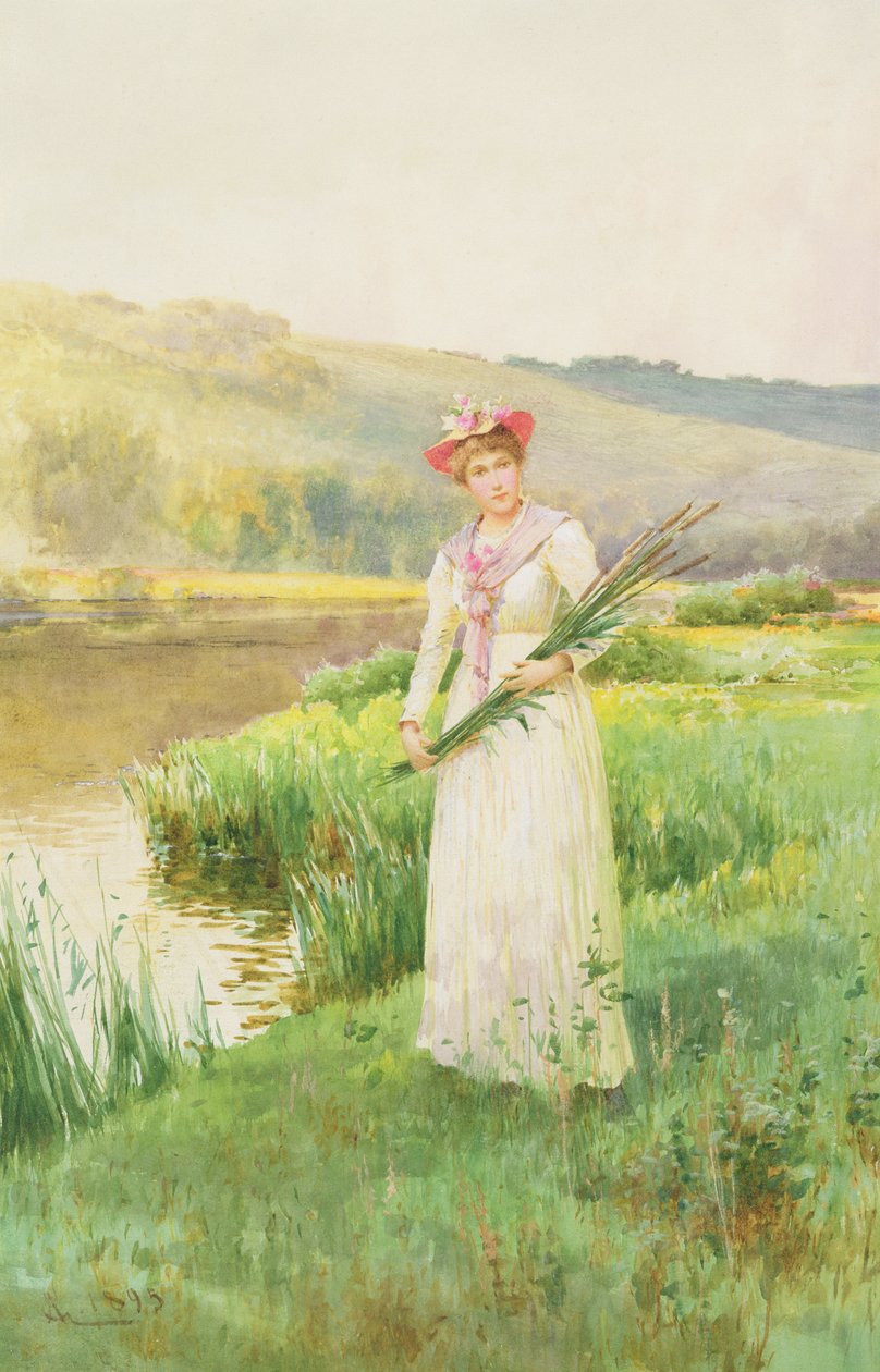 Vid floden, 1895 av Alfred, Jr. Glendening