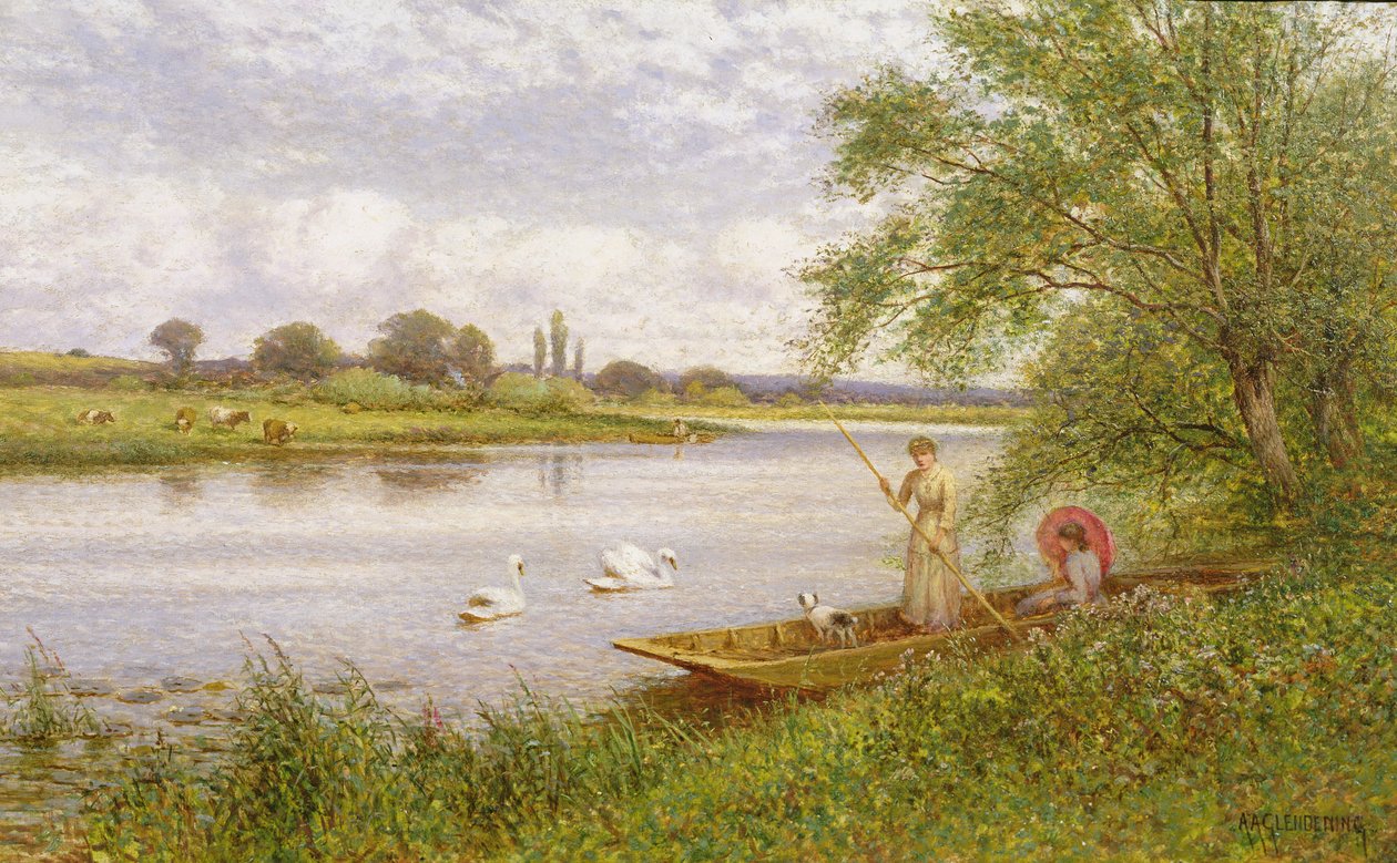Ladies in a Punt av Alfred, Jr. Glendening