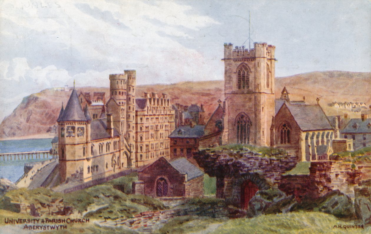 University und Parish Church, Aberystwyth av Alfred Robert Quinton