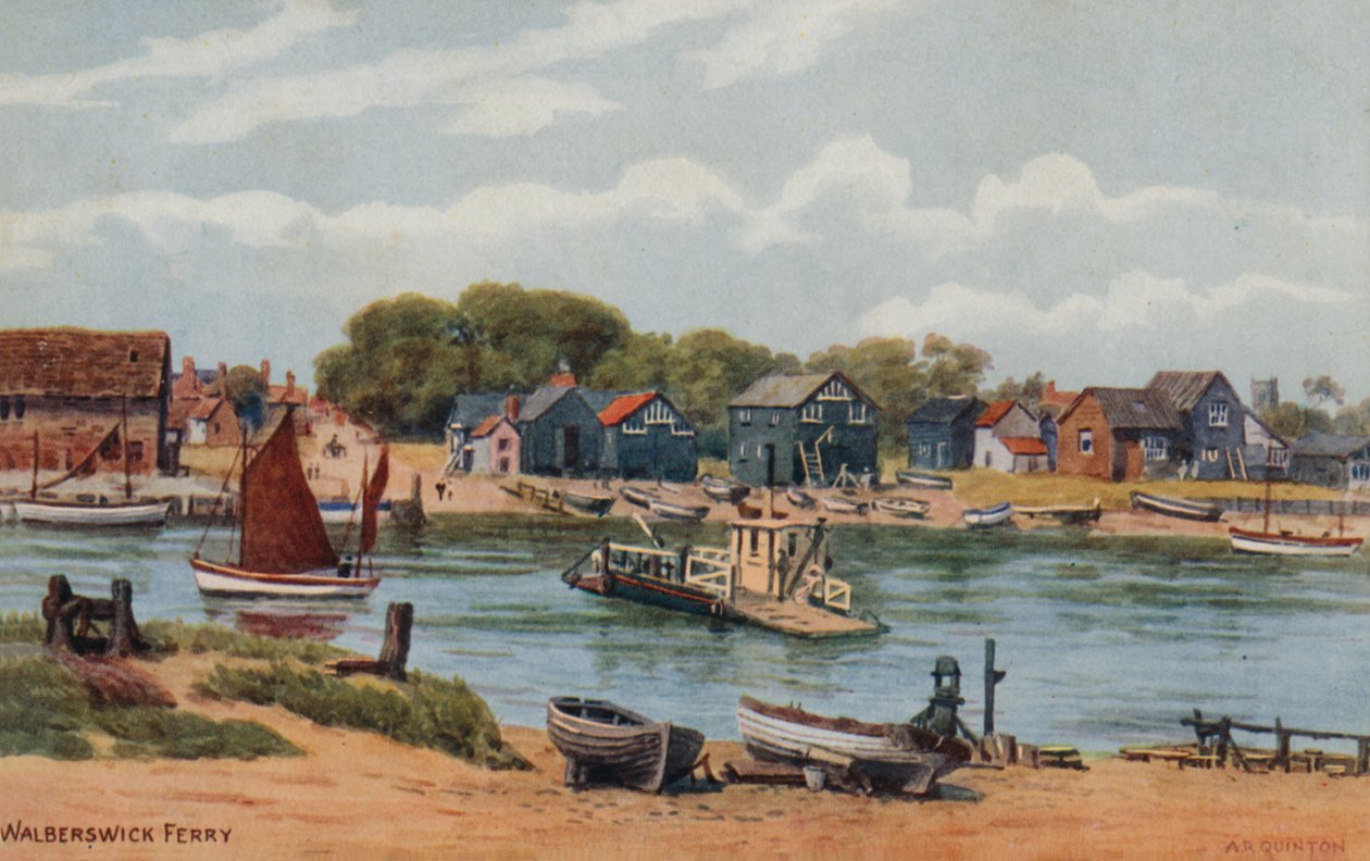 Walberswick färja av Alfred Robert Quinton