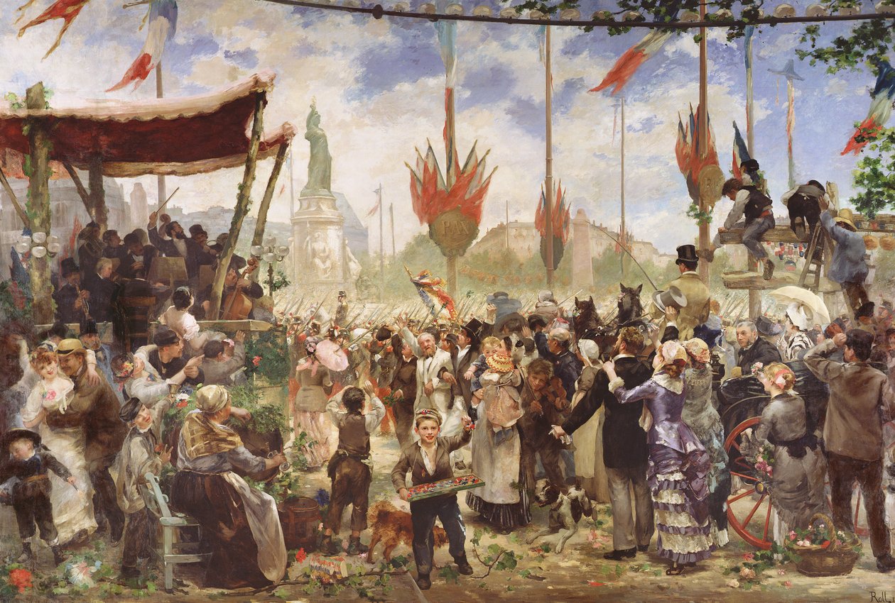 Den 14 juli 1880, 1882 av Alfred Roll