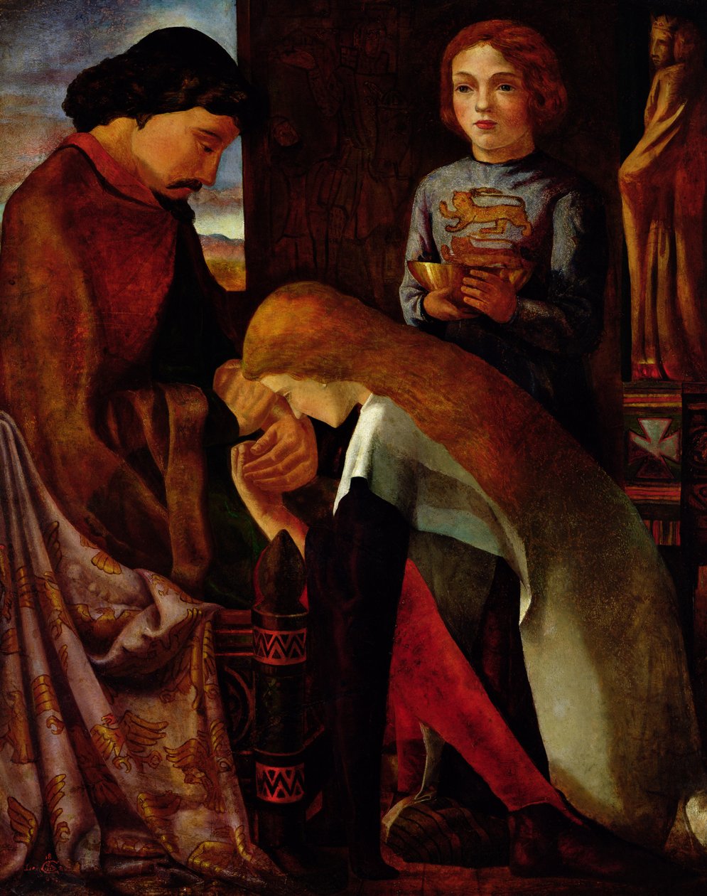King Edward I (1239-1307) na Eleanor (1244-90) 1863 swed av Alfred Sacheverell Coke