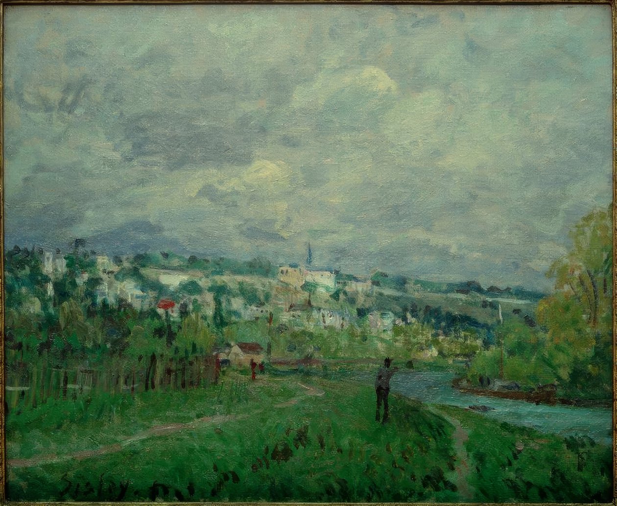 Seinen runt Saint-Cloud av Alfred Sisley