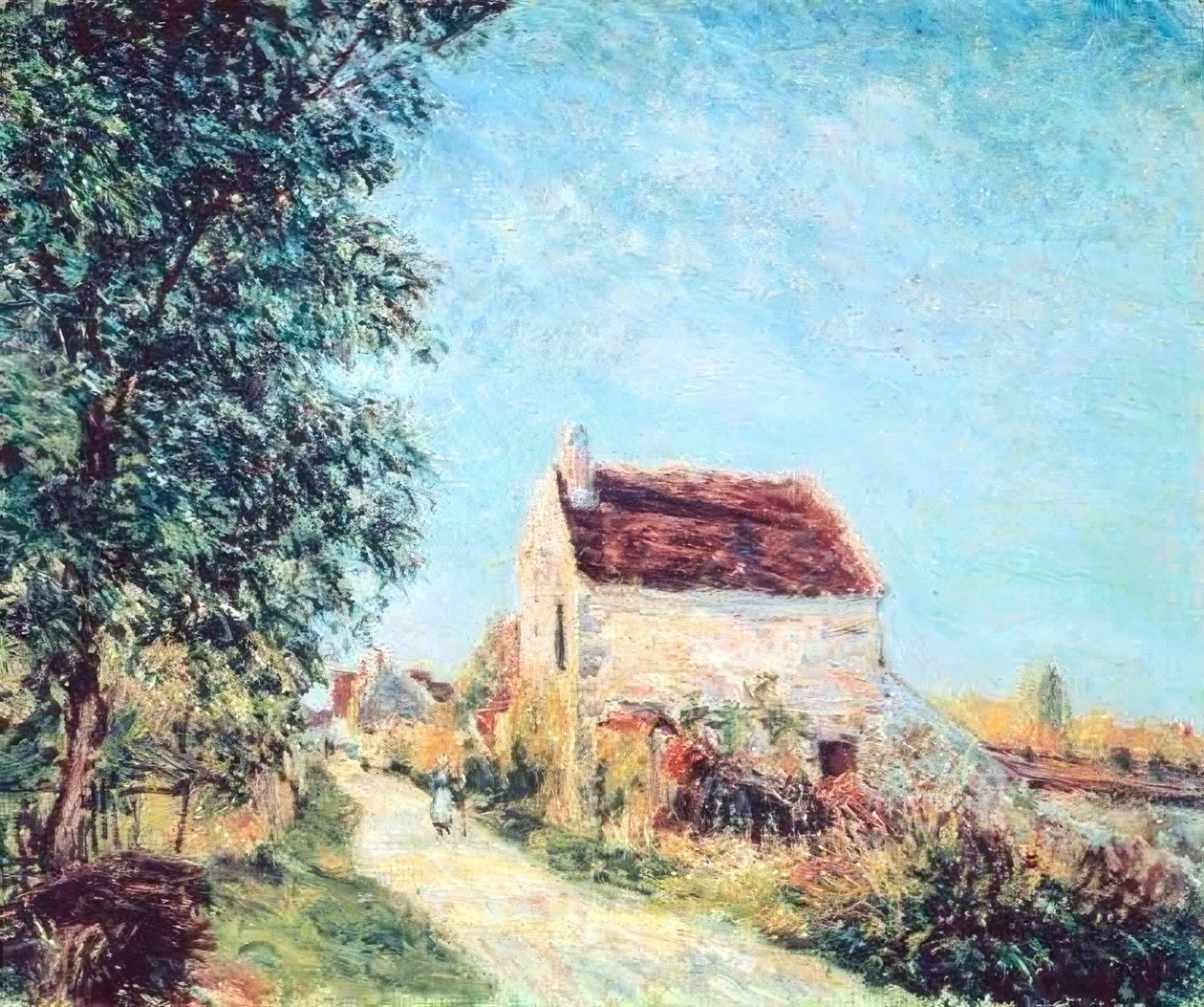 Sablons by av Alfred Sisley