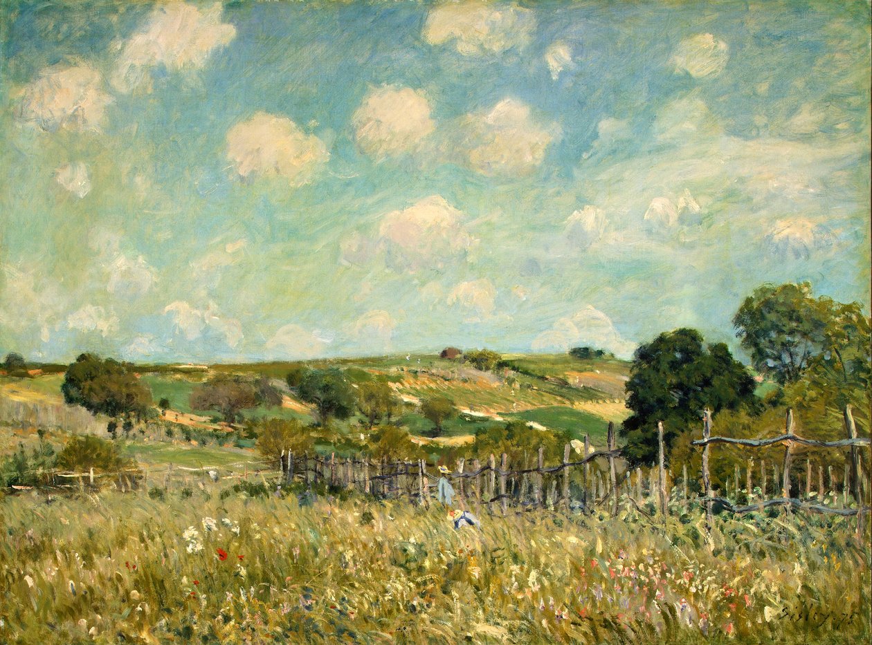 Meadow av Alfred Sisley