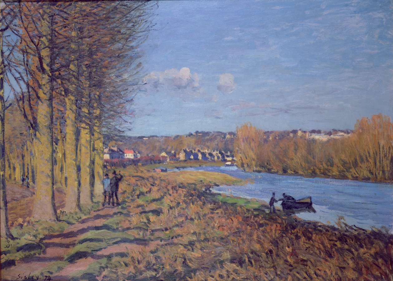 Vintermorgon, 1874 av Alfred Sisley