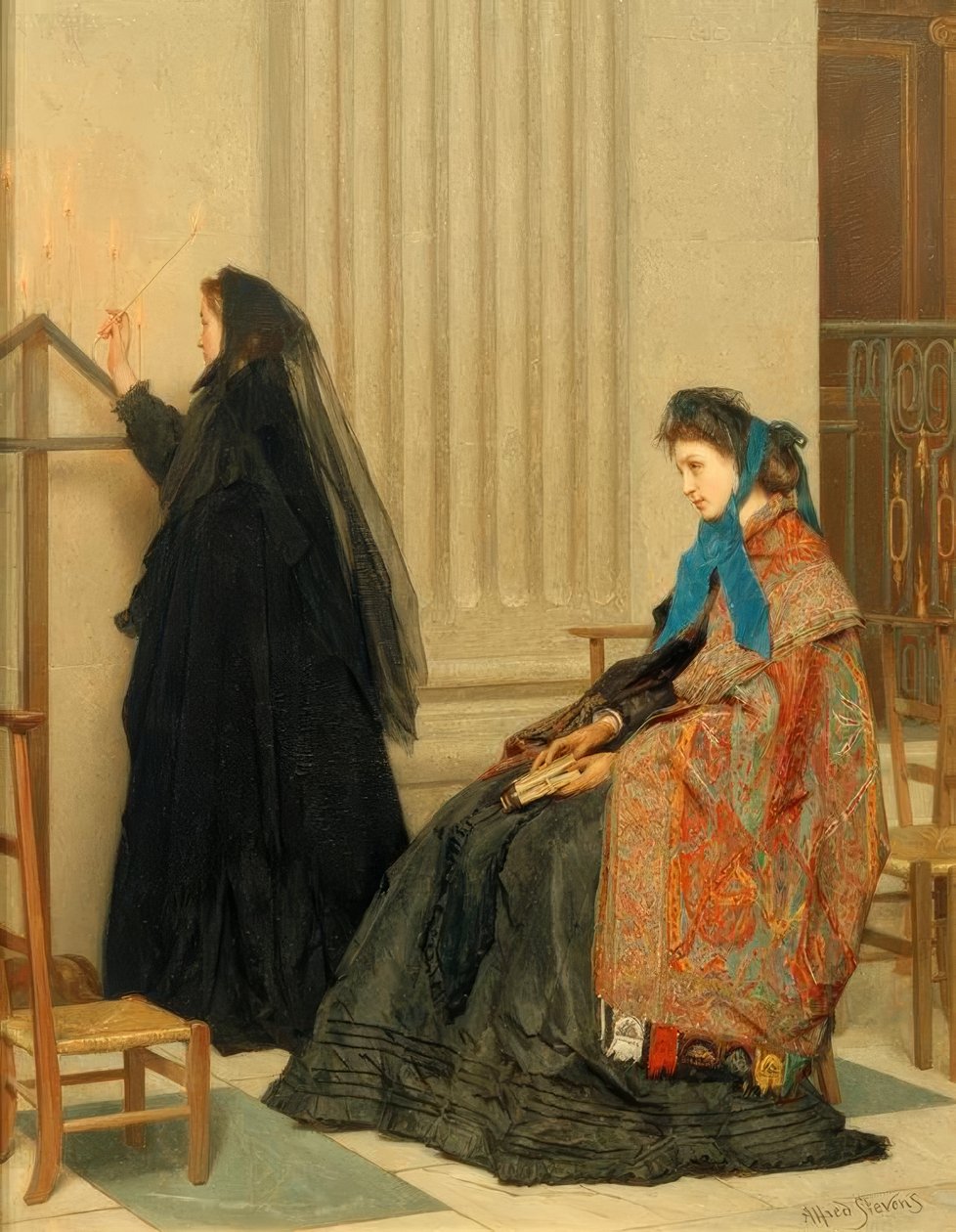 A.Stevens, Till minne av av Alfred Emile Stevens
