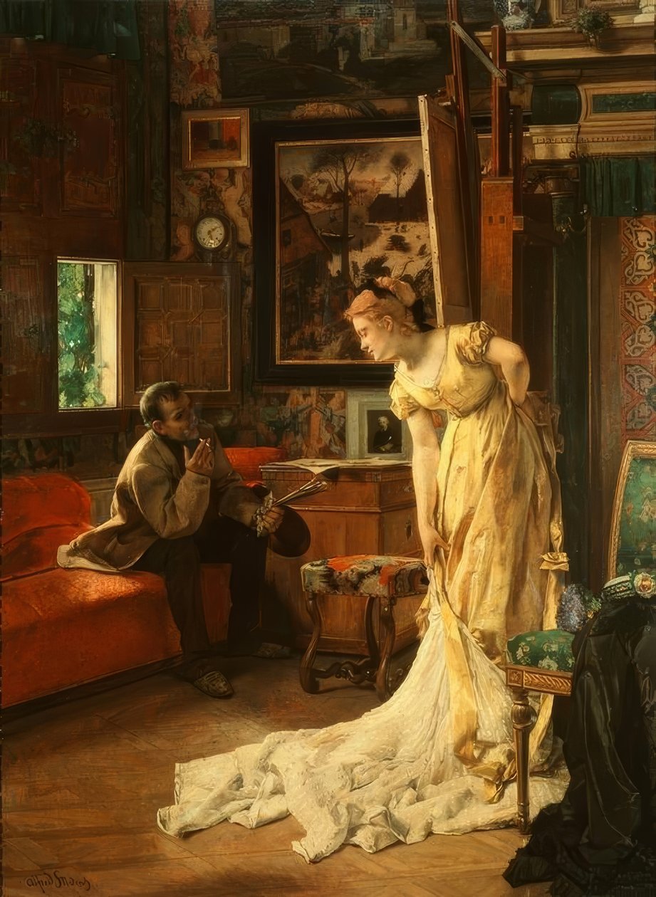 Studion av Alfred Emile Stevens