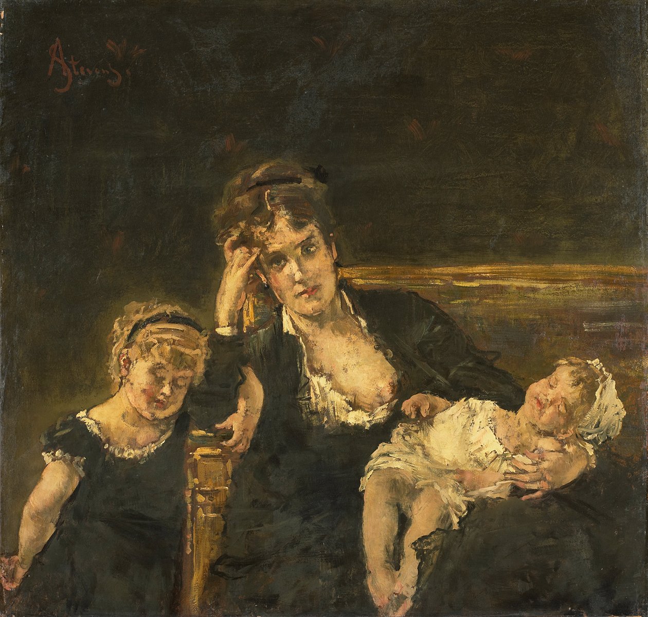 Änkan av Alfred Emile Stevens