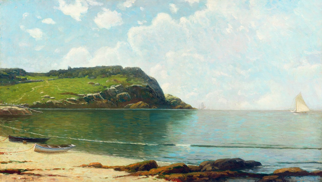 Sommarsegling av Alfred Thompson Bricher