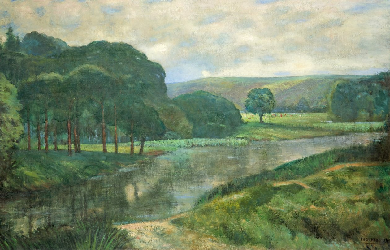 The Upper Severn, c.1939 av Alfred Thornton