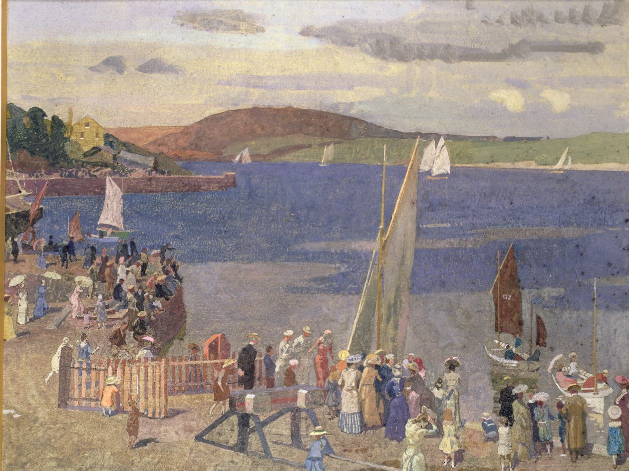 Padstow Regatta (gouache) av Alfred Walter Bayes