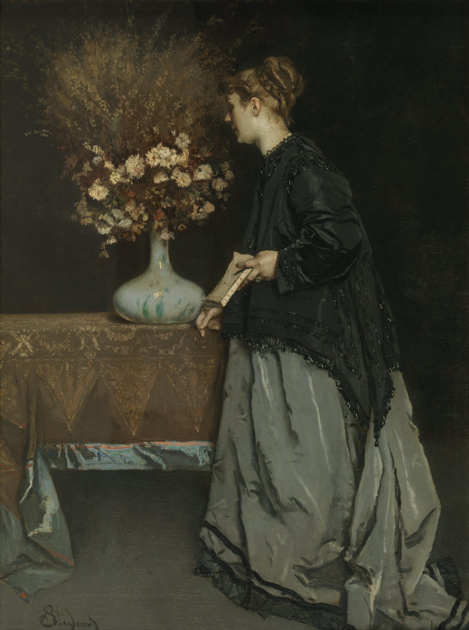 Autumn Flowers av Alfred Emile Stevens