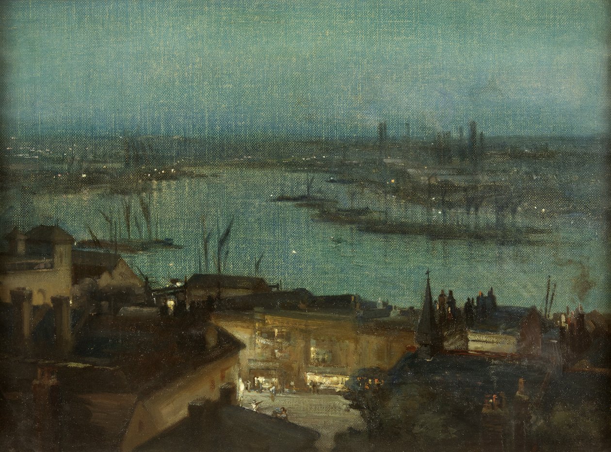 Kväll, Rochester av Alfred Bentley
