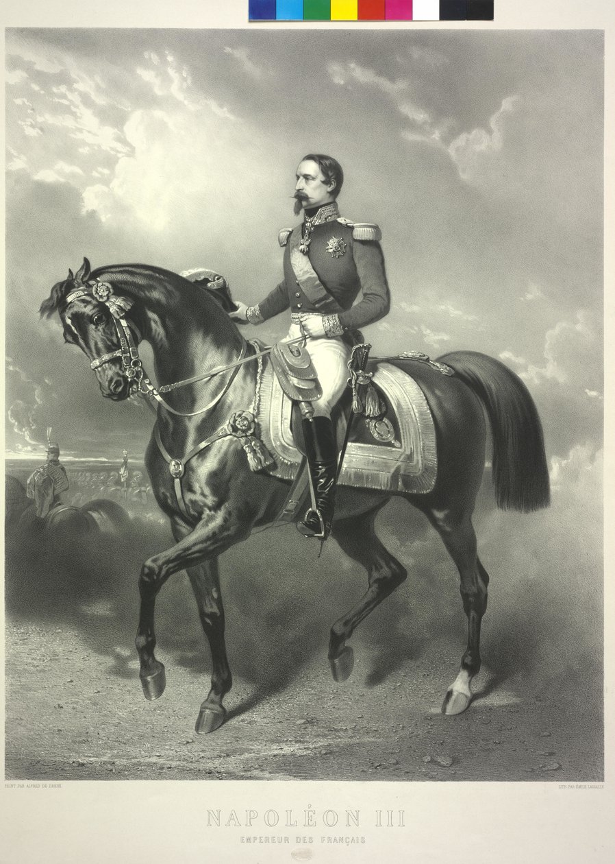 Napoleon III, Frankrikes kejsare (tryck) av Alfred Dedreux