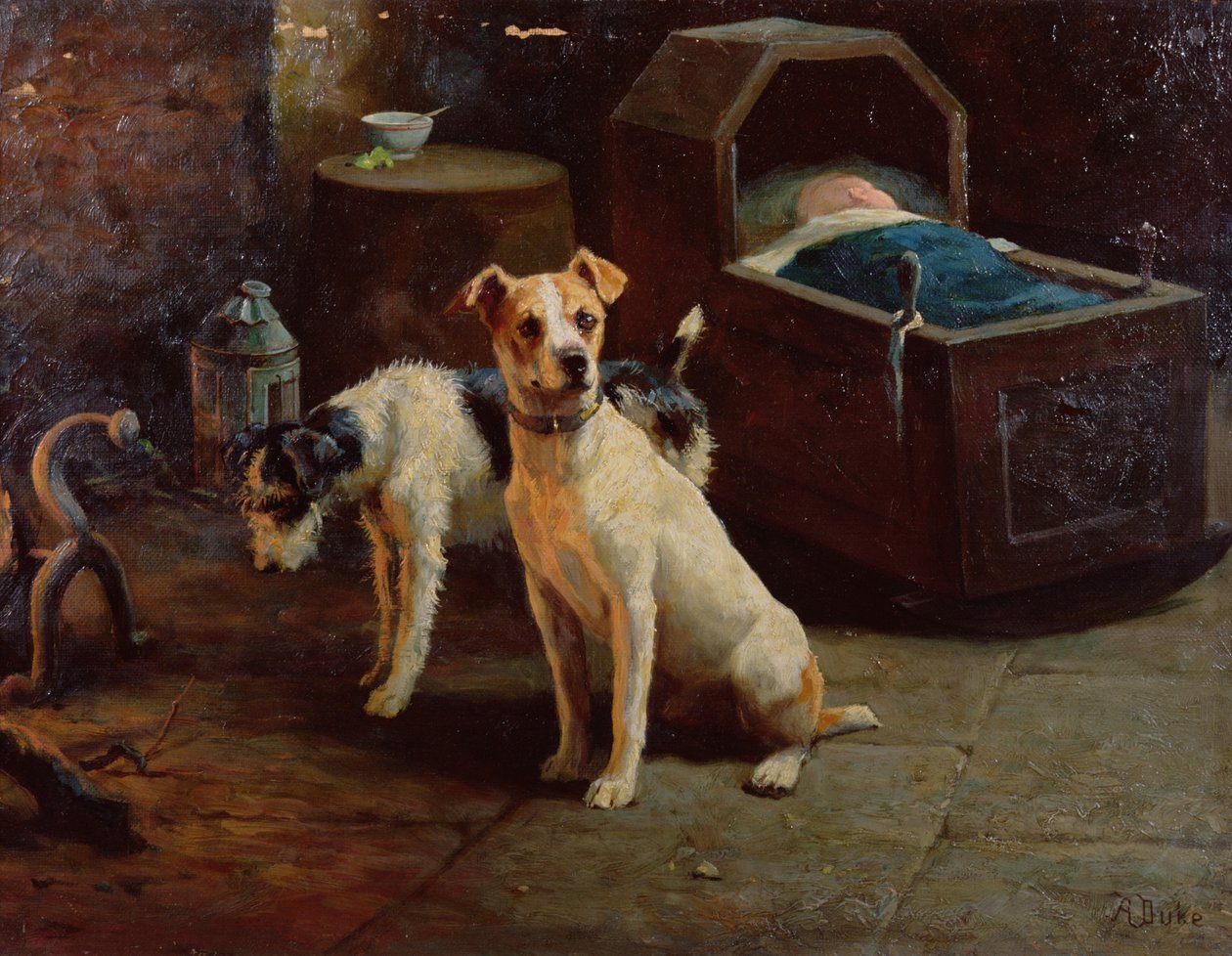 Håller koll av Alfred Duke
