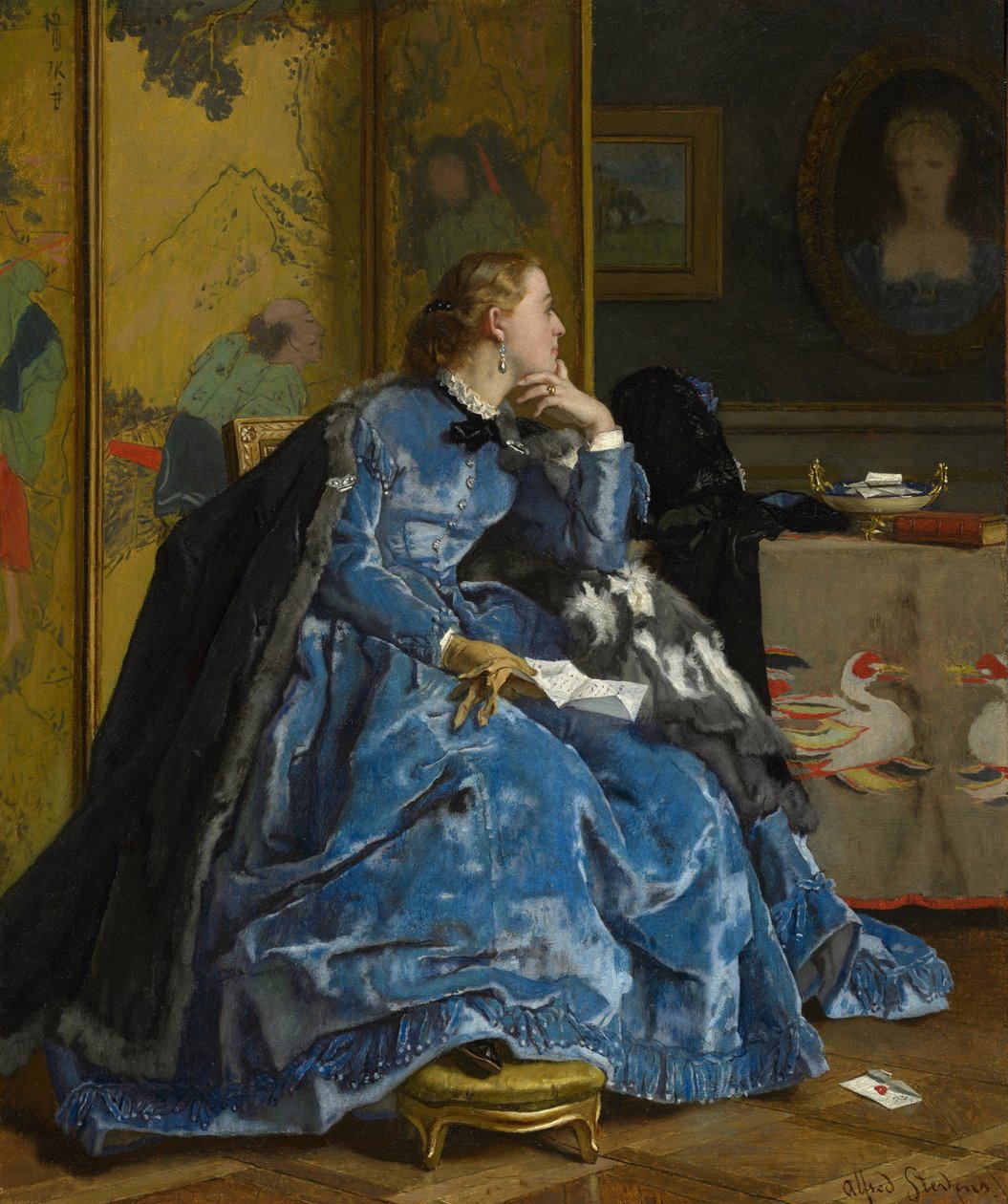 En hertiginna av Alfred Emile Stevens