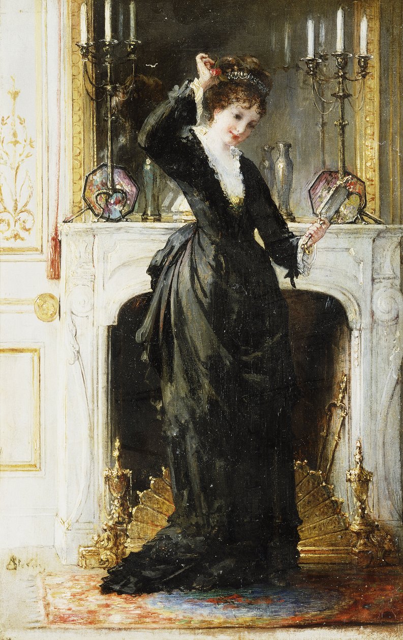 I Boudoir, av Alfred Emile Stevens