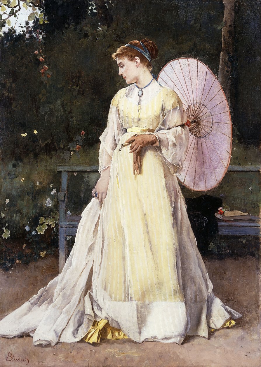 På landet, c.1867 av Alfred Emile Stevens