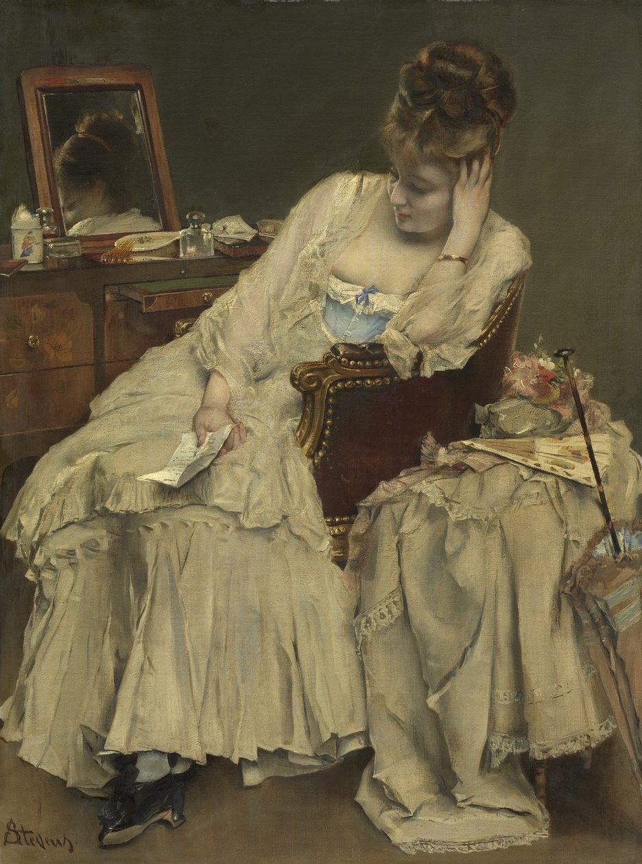 Minnen och ånger, c.1874 av Alfred Emile Stevens