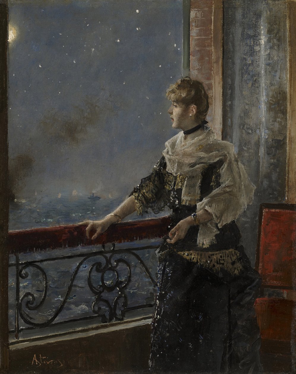 Månsken av Alfred Emile Stevens