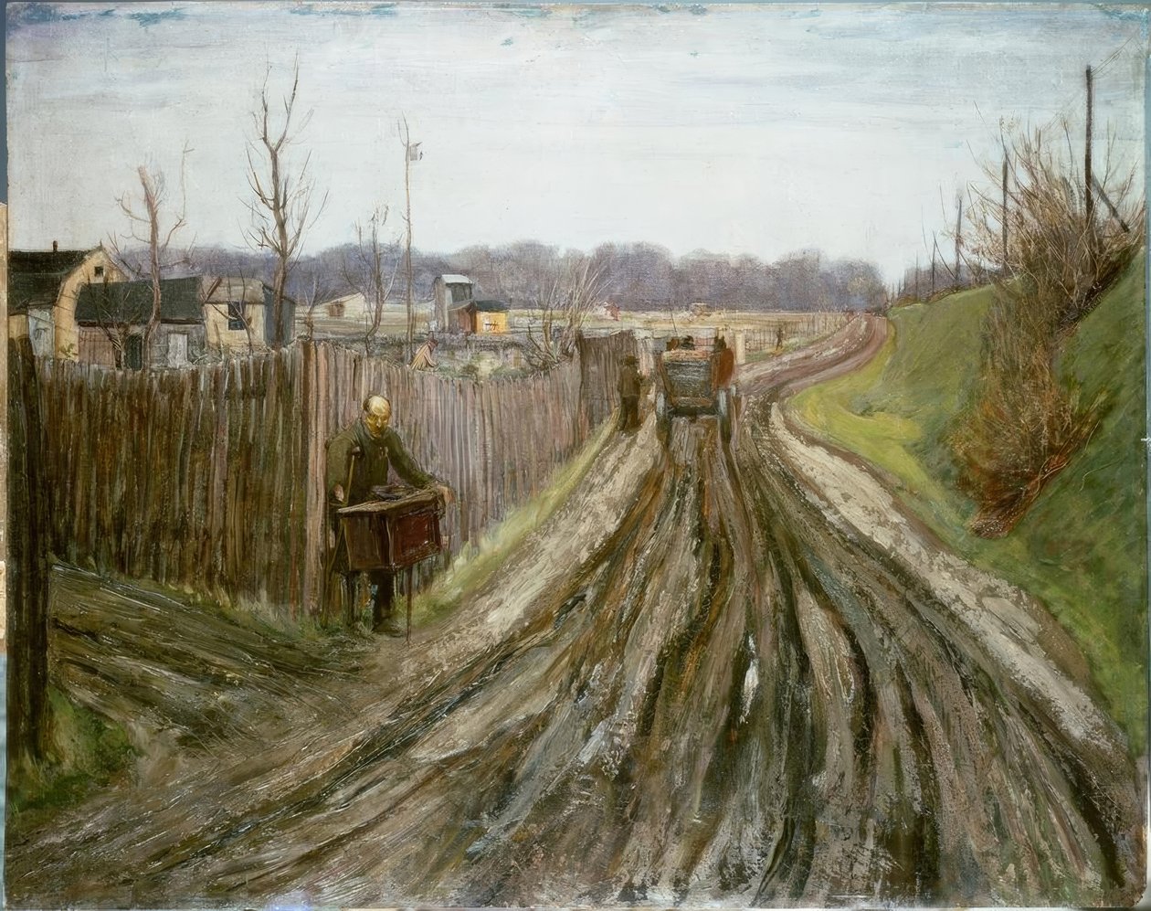Leierkastenmann av Alfred Frank