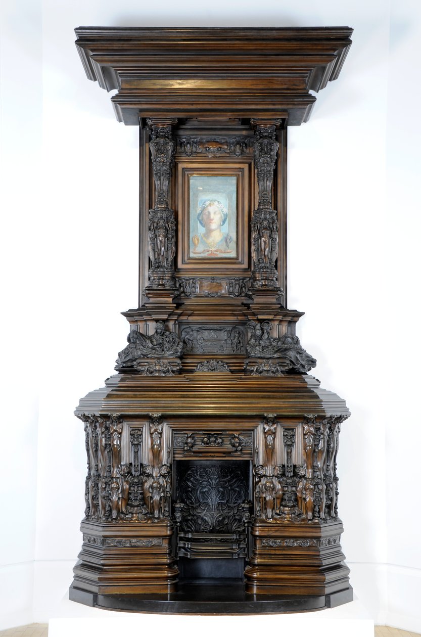 Sam Wilson Chimneypiece, ca 1908-14 (brons) av Alfred Gilbert