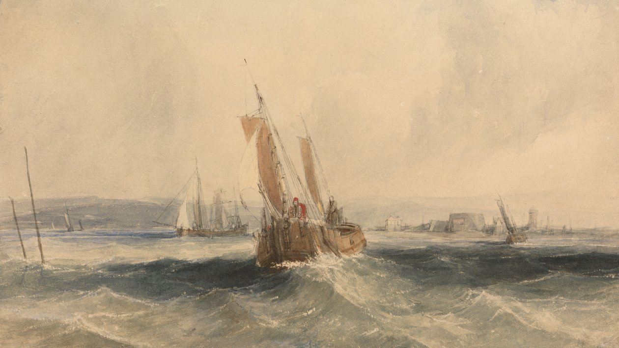 Frakt från Isle of Wight av Alfred Gomersal Vickers